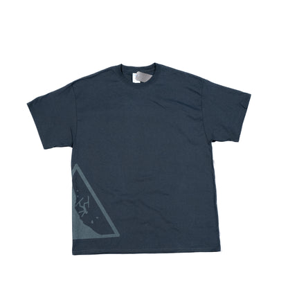 Men's Black Short Sleeve Side Logo Tee