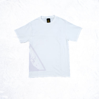 Men's White Short Sleeve Side Logo Tee
