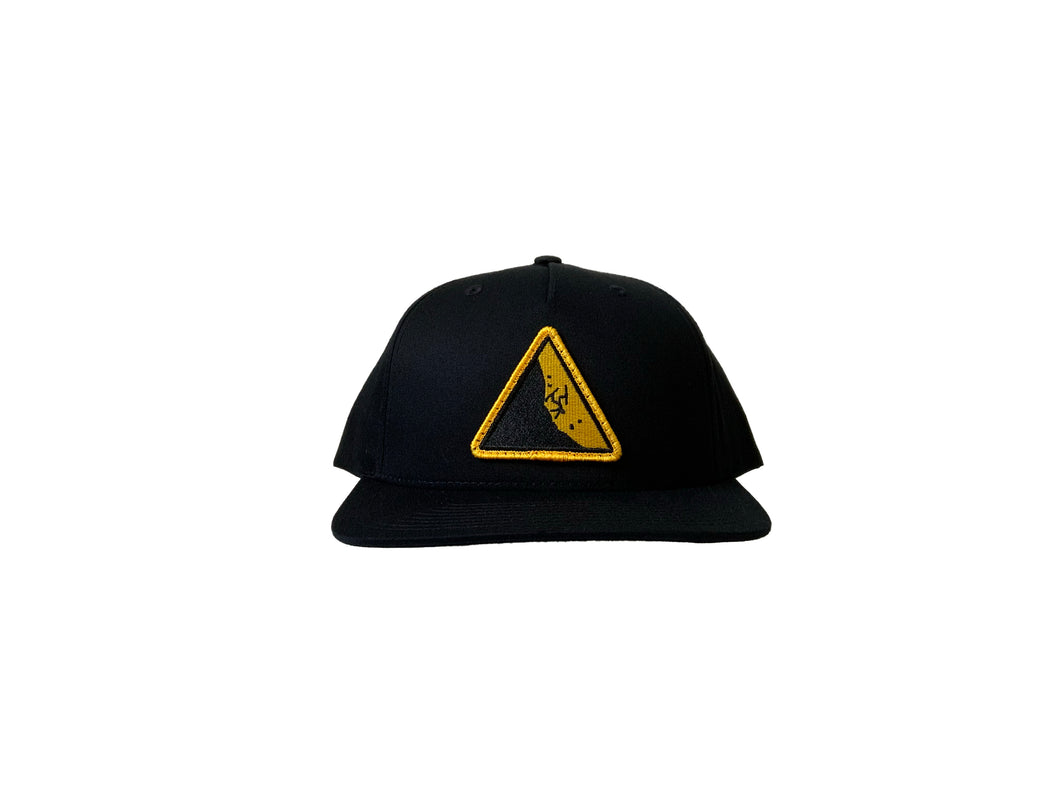 Black hat with logo patch