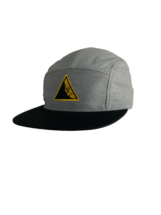 Grey and Black Five Panel