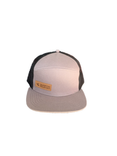 Load image into Gallery viewer, Grey Trucker with Leather Patch